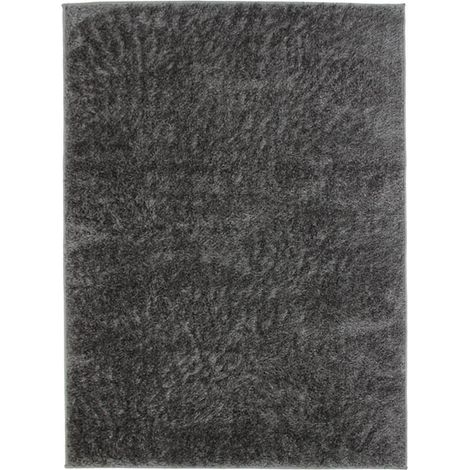 BRILLIANT - Tapis effet brillant extra-doux gris 120x170 (1/4)