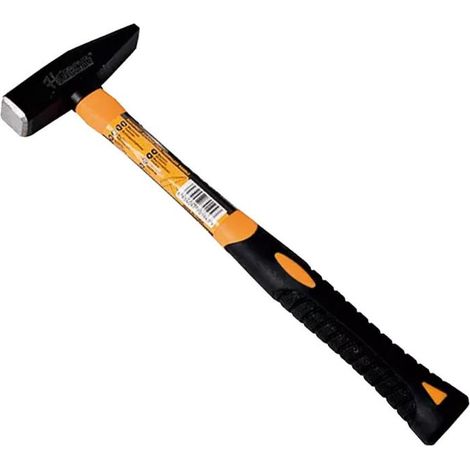 HOTECHE martillo peña 300gr m/fibra 20 mm , Martillo peña de 300 g de 20 mm Con mango de fibra de vidrio antideslizante Cabeza forjada en acero al carbono Para hogar, t