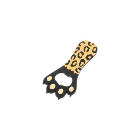 Apribottiglie a forma di artiglio di gatto per frigoriferi di birra e lattine, accessorio per camper, idea regalo, giallo e nero, 1 pezzo - Crezuo