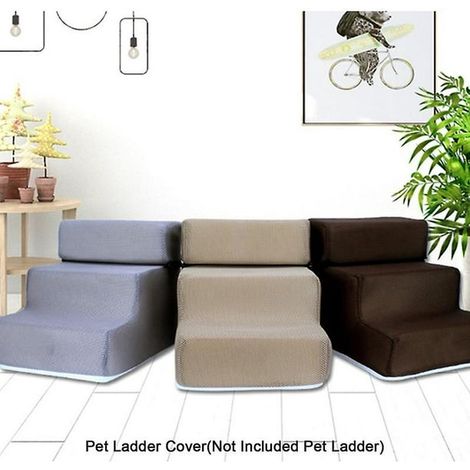 Rampe antidérapante pour chien, housse d'escalier amovible en similicuir confortable, protège-marche pour animaux, tapis de marche pour chiots et petits animaux, sans glisse, facile à nettoyer