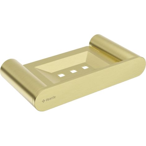 Deante Portasapone moderno finitura oro spazzolato