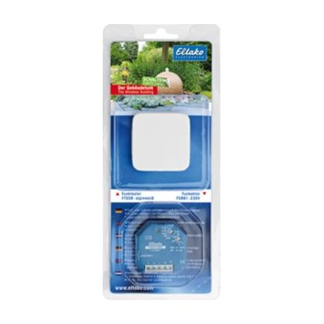 Eltako FT55R Interruptor inalámbrico blanco alpino compacto