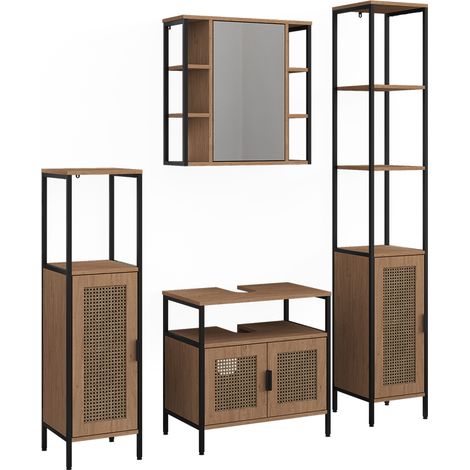 Set di mobili da bagno Linara, Rovere, Set da 4, Vicco (1/5)