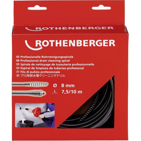 [NEUWERTIG] B-Ware Rothenberger Rohrreinigungswelle 7,5m Ø8mm Rohrreinigung Handwerkzeug 20-50mm (1/2)
