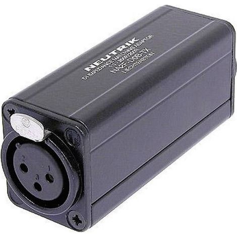 Adaptateur XLR Neutrik NA2F-D0B-TX XLR femelle - Cinch-RCA femelle 1 pc(s) D23188 (1/2)