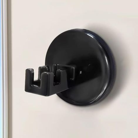 Corde à Linge d'intérieur Mural Extensible Étendoir à Linge Portable Rétractable de 5 m pour Salon Salle de Bain Balcon (Noir) (1/5)