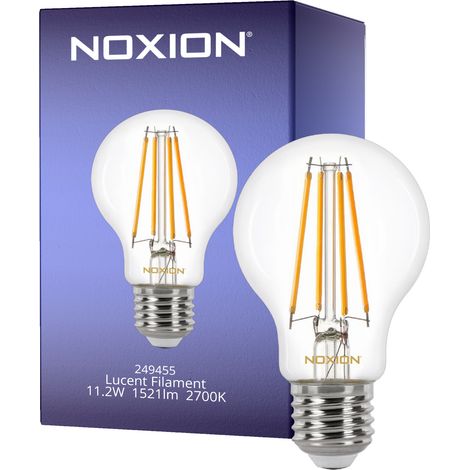Noxion Lucent Filament LED E27 Poire Claire 11.2W 1521lm - 827