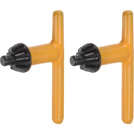 2pcs Mandrin Clé 8mm Haut Insert Tête Diamètre 11 Dents Jaune (1/5)