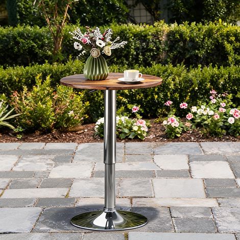 Table de bar réglable de 67 à 93 cm 60 x 60 x 93 cm (1/5)