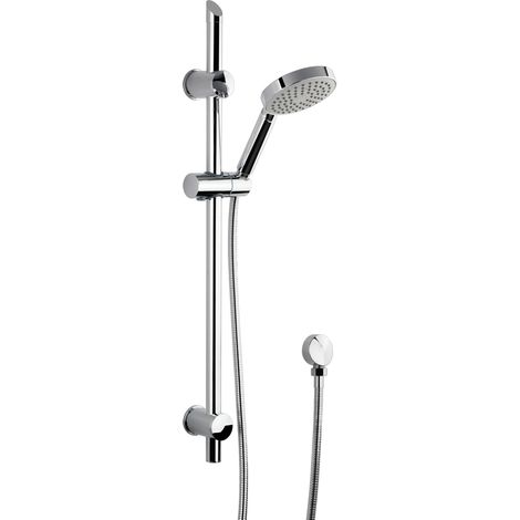 Nuie Chrome Slide Rail Kit with Single Function Shower Handset - JTY004 (1/2)