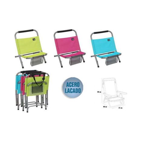 SILLA ACERO FIJA BAKIO