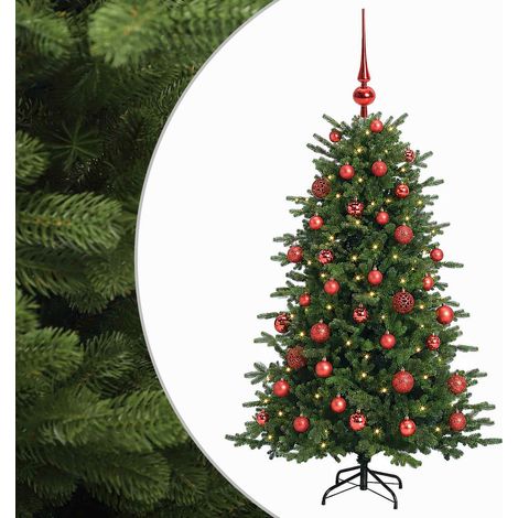 Artificial Christmas Tree with Bauble 150 cm 150 LEDs vidaXL (1/5)