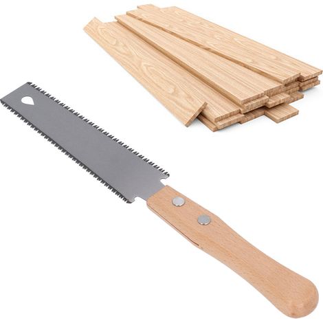 Scie à bois à denture fine Meike Kindergarten Carpentry, scie spéciale pour tenons et mortaises de menuisier, couteau professionnel fait main (1/5)