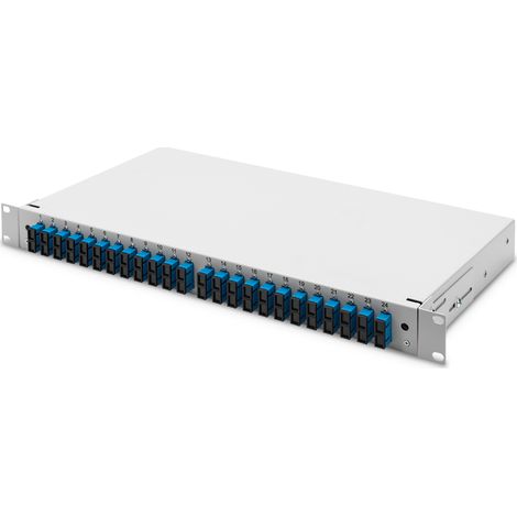 Digitus 1261682 Caja de empalme de fibra óptica 24x DX SC OS2 Gris (1/4)