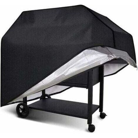 Housse Barbecue Barbecue de camping rectangulaire L-170 × 61 × 117CM Bâche de Protection BBQ Résistante 210D Oxford Couverture de Grill Imperméable Antipoussière Anti-UV Anti-vieillissement, avec cara (1/5)