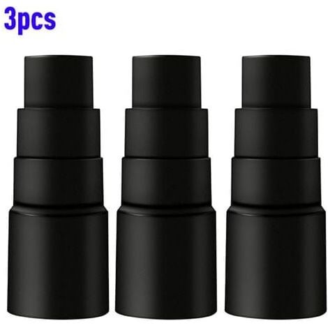 ZVD- 3 Pièces Adaptateur pour Tubulure d'extraction Adaptateur Réducteur pour outil aspiration poussière perceuse scie sauteuse scie circulaire ponceuse excentrique perceuse d'établi (1/4)