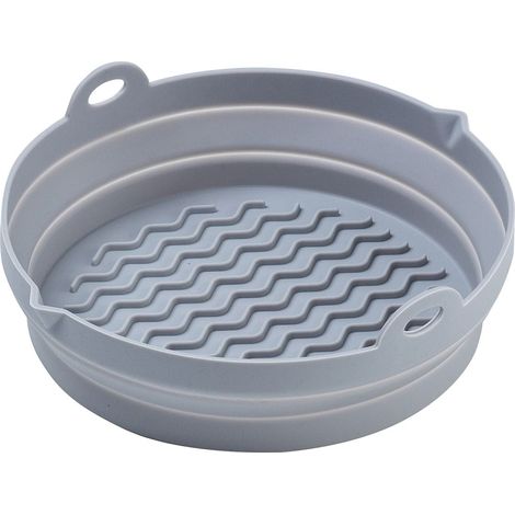 Set di inserti in silicone per friggitrice, 2 pezzi, rotondi, 20 cm, pieghevoli, KLAUSBERG KB-7789 (1/5)