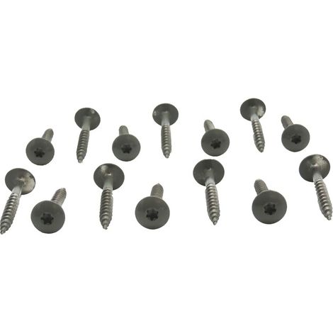 Tornillos Tork lacados gris cuarzo 4,8x38mm para revestimiento HPL - 50 unidades