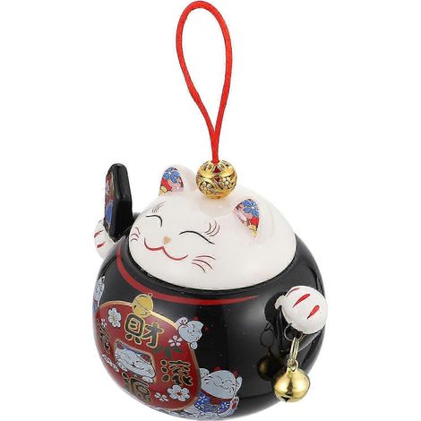 Bocal de rangement en céramique pour thé de chat, boîte hermétique pour conserver thé, bonbons et autres aliments (1/5)