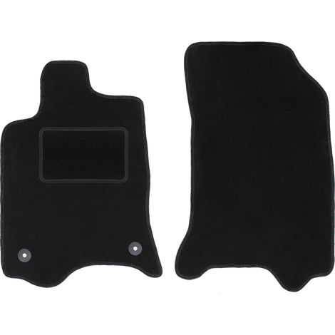 Tapis avant noirs pour Renault Laguna II break, liftback (2001-2007) (1/5)