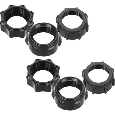 6 Pièces Bagues D'adaptation Fixe à Rotule en Plastique pour Support Téléphone Voiture, Angle Réglable et Forte Compatibilité, Accessoires pour Chargeur sans Fil (1/5)