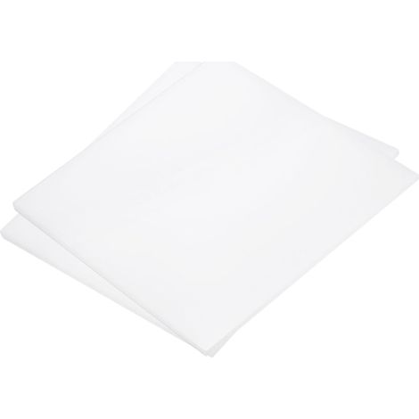 2 Pack 6 x 6 x 0.15 Inch Feuilles En Plastique, Polyéthylène À Ultra-Haut Poids Moléculaire, Panneau En Polyéthylène Blanc Opaque Pour Automobile, Chimie, Fabrication (1/5)