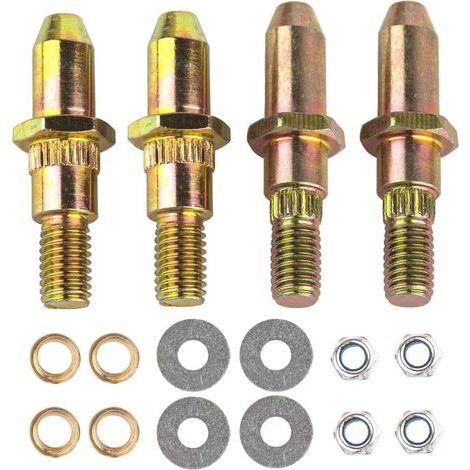 Compatible avec les camions et VUS GMC Sierra et Chevy Silverado à partir de 1999 - Kit de réparation de charnière de porte avant et bague (4 ensembles)