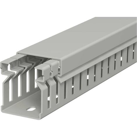 OBO Bettermann 6178005 Canale porta cavi (L x L x A) 2000 x 25 x 30 mm 1 pz. Grigio Pietra