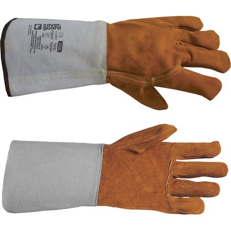 Gants soudeur euroweld 250 taille 10 croute de bovin manchette 15 cm (1/4)