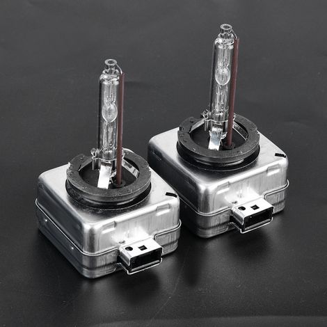 Packung mit 2 D1S 35W 6000K kaltweißen Xenonlampen, Autoscheinwerfer, Hochleistungsbeleuchtung, direkter Ersatz, kompatibel mit Frontscheinwerfern. (1/5)
