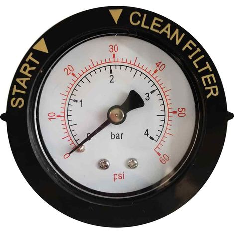 Manometer, nützlich zur Messung des Drucks von Flüssigkeiten oder Gasen, geeignet für die Industrie, Wartung oder den Hausgebrauch, mit klarer Anzeige für einfache Lesbarkeit.