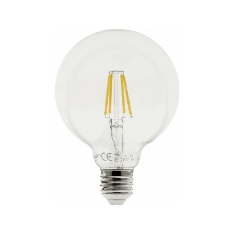 Bombilla e27 (grueso) globo jobim led d125 8w 2700k 1055lm transparente-a+