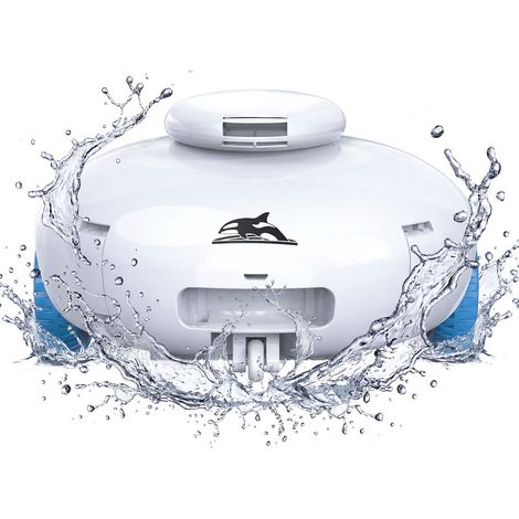 Rattantree - Robot de Piscine - robot nettoyeur piscine sans fil - Autonomie 120 min - 2 moteurs puissants - Nettoyage efficace 80 m² - Double Filtration Ultra-Fine - Auto-Parking - 2L - Léger 3,4 kg