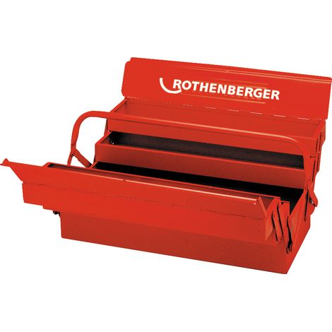 Boîte à outils rouge, 5 pièces, 530 mm