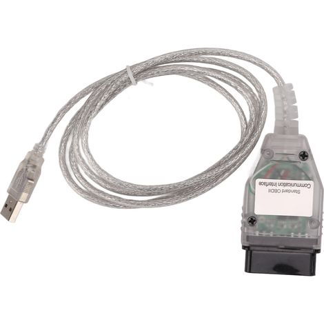 Câble diagnostic OBD2 Mini VCI J2534 en plastique, interface K-Line ISO 9141, compatible KWP2000 ISO 14230 pour voiture. (1/5)