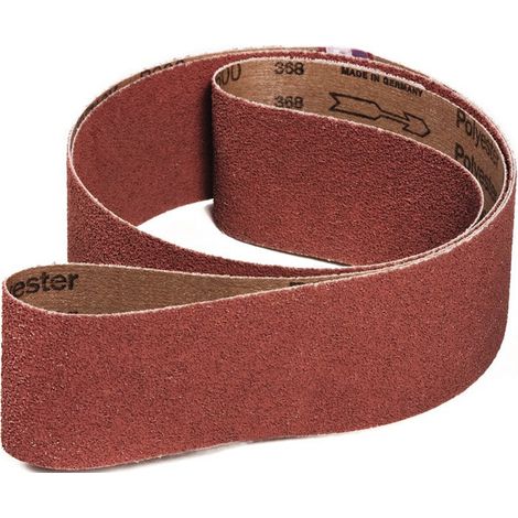 Cinta de lijar KK711X L.610mm An.100mm K.80 para acero / ALU / madera corindón VSM (Por 10)