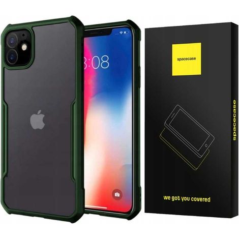 Coque Spacecase Beetle pour iPhone 11 verte (1/5)