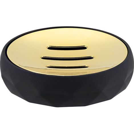 Seifenschale abs + rubber - schwarz - Tendance