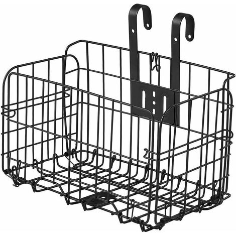 Panier de chariot pliant en acier inoxydable pour velo (1/5)