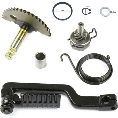 Kit d'ensemble de pignon et d'arbre de démarreur pour scooter GY6 49CC 50CC 80CC 100CC (1/5)