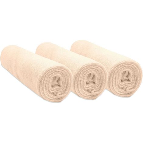 Housse matelas à langer Coton Bio 50x70 cm extensible (Lot de 3) (1/4)