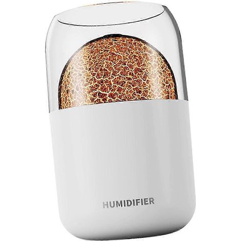 Diffuseur d'arômes humidificateur à changement de couleur, USB, silencieux et compact, pour huiles essentielles, idéal pour le bureau, la voiture, la chambre, le dortoir et le yoga.-Ball White (1/5)
