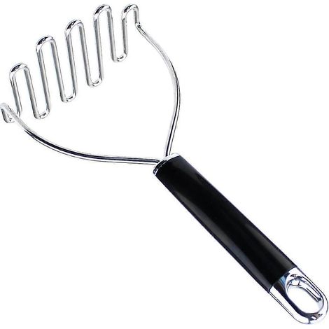Presse-purée KitchenAid Gourmet en acier inoxydable, 26 cm (10,24 pouces), noir (1/4)