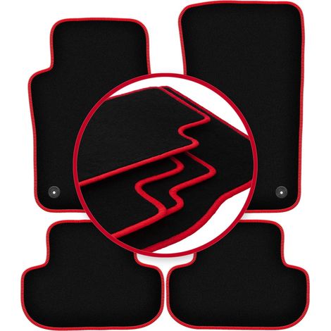 CARLUX-RED Auto-Fußmatten für: Chevrolet Camaro V 0 (2006-2015) (1/5)