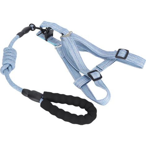 Hundegeschirr mit Leine, verstellbares Ausbruchschutzgeschirr für Haustiere, ideal für Spaziergänge (XL (geeignet für Hunde von 22,5 bis 30 kg)). (1/5)
