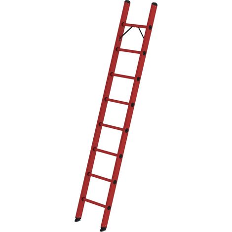 Günzburger Steigtechnik Sprossen-Anlegeleiter GFK ohne Traverse 8 Sprossen - 036008 (1/3)
