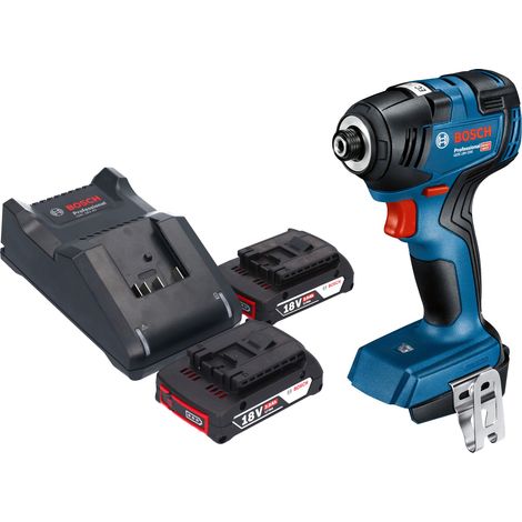 Bosch GDR 18V-200 Professional Visseuse à chocs sans fil 18 V 200 Nm Brushless + 2x batterie 2,0 Ah + chargeur (1/5)