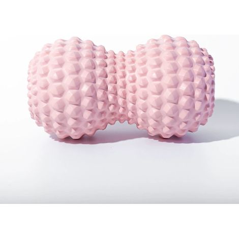 Tiefenmuskelentspannung – Erdnuss-Yoga-Massageball – Bibal-Massageball zur Faszienentspannung – Physiotherapie – Myofasziale Entspannung – Artefaktmassage für Muskeln (EVA-Erdnussball + Sprenkel + Fas (1/2)