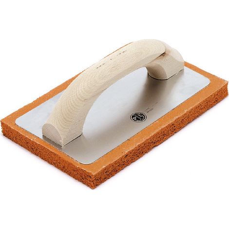 Ancora frattazzo per intonaci gomma arancione grana grossa art. 820 cm. 21,5x13,5 - Ancora