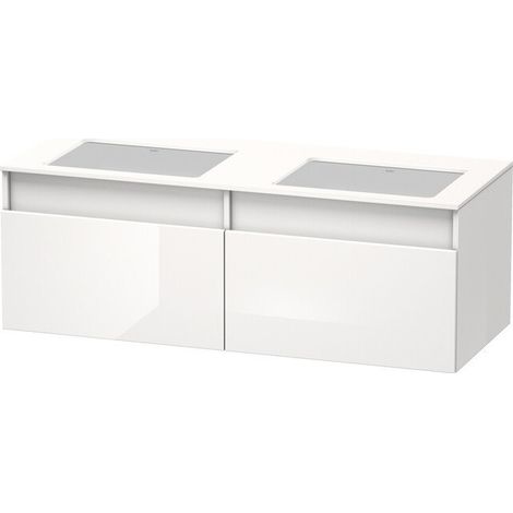 Meuble sous-vasque DURASTYLE 550x1400x500m avec éclairageids lin/blanc mat